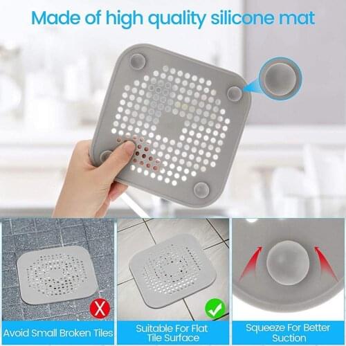 Silicone Kitchen Sink Drain Hair Stopper Kitchen Sink Slag Bathroom Accessories Bathtub Strainer Sewer Outfall Filter Colanders