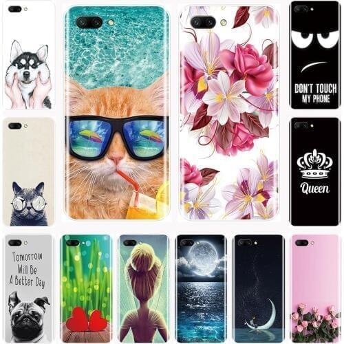 For Huawei Honor 10 9 8 7 Lite Case Silicone Cute pattern painting Soft Cover For Huawei 8X MAX 7S 7X 7A 7C Pro Phone Case