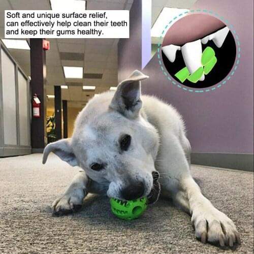 Natural Rubber Dental Rugby Ball Toy For Dog Health Care