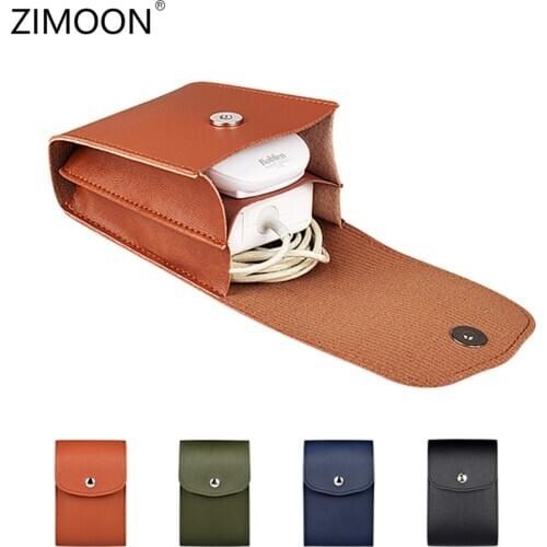 Laptop Power Storage Bag PU Leather Charge Pouch Travel Organizer Mouse U-Disk Data Line Pack for Macbook Notebook Accessories