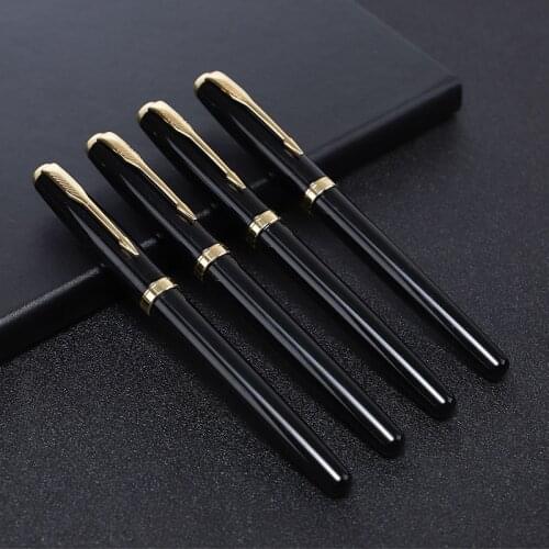 High Quality Metal Luxury 0.5mm Rollerball Pen Ballpoint Pen Business Writing Signing Ball Pens Office School Supplies 03785
