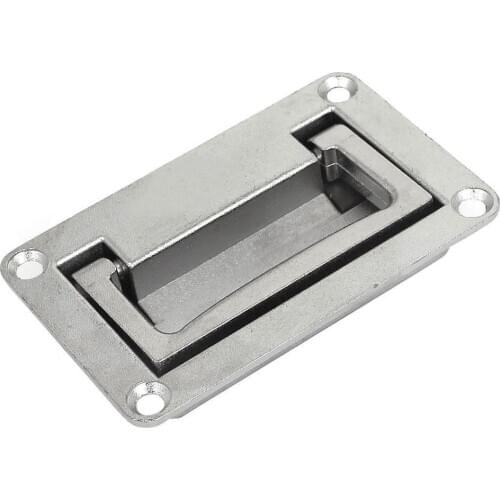 1 PCS 9.5cm X 6cm Metal Rectangle Shaped Recessed Folding Pull Handle Grip