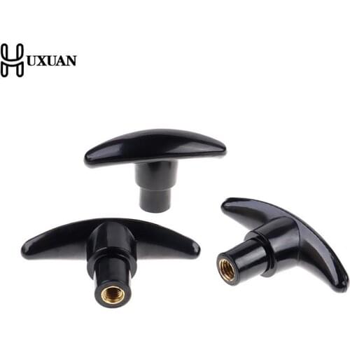 1PC M6/M8/M10 Male Thread T Shaped Head Clamping Nuts Knob For Industry Equipment Plastic Carbon Steel Galvanization