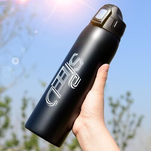 1000ml/750ml High Quality Stainless Steel Sport Vacuum Flask Portable Outdoor Climbing Thermal Bottle Coffee Tea Insulation Cup
