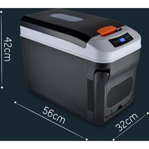 12V/24V 35L 220V Car Home Auto Refrigerator -18-65degree Mini Fridges Portable Food Drink Freezer Cooler for Car HomeOutdoor