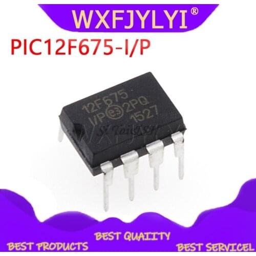 2pcs/lot PIC12F675-I/P 12F675 PIC12F675 PIC12F629-I/P PIC12F629 12F629 SAME DIP-8