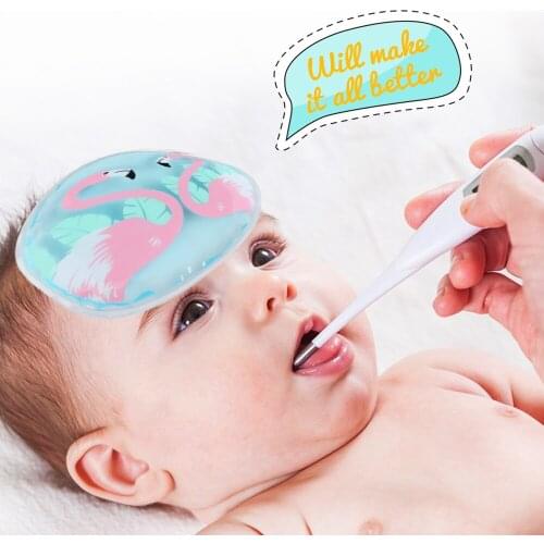 2 Packs Kid cartoon Ice Pack Relief pain Elbow Knee Toothaches fever cooling Children cold pack hot ice bag for body