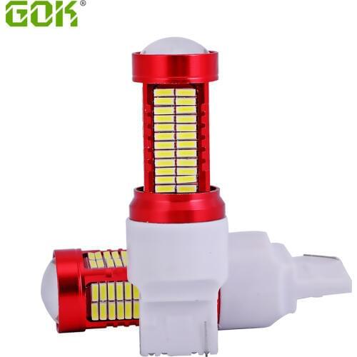 50pcs Car led T20 led 7440 7443 WY21W 106LED 4014 SMD Backup Reserve Light auto brake light fog lamp Turn Signal Lamp Tail Light