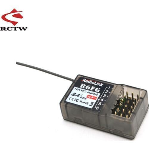 6 Channel Gyro Receiver R6FG for 2.4G 4CH LCD Transmitter Fit 1/5 Hpi Rovan Km Baja 5b 5t 5sc Losi 5ive-t Truck Spare Toys Parts