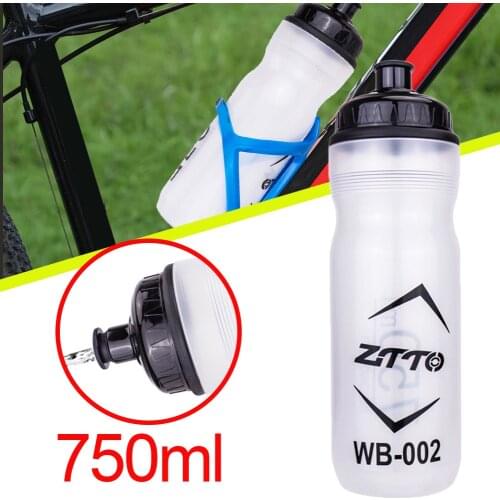 750ML Portable Bicycle Water Bottle Sports Squeeze Water Bottle Large Capacity Outdoor Cycling Kettle Drinking Cups for Sports