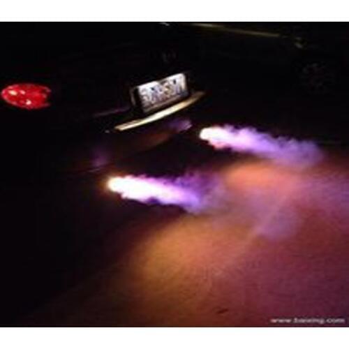 Cars Tailpipe Led Fire Tail Throat Motorcycle Muffler Exhaust Pipe of Stainless Steel Exhaust Muffler, simulation fire