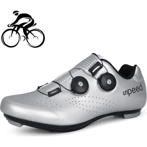 FAST SPEEDING road cycling shoes men bike shoes ultralight bicycle sports shoes self-locking professional breathable Luminous