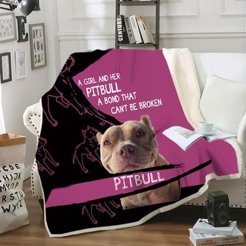 CLOOCL Pet Dog Bulldog Soft Warm Blanket Cute Kids Bedding Bed Cover Sofa Bed Couch Travel Office Double Blanket Drop Shipping