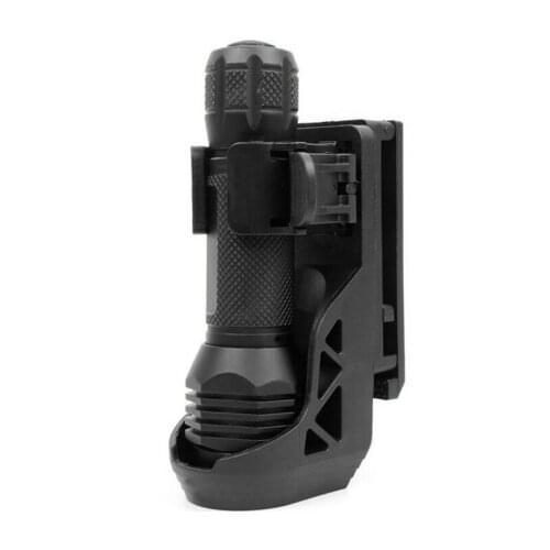 Tactical Flashlight Holster with Lever Side Lock System set General torch set 360° rotating plastic torch set set quick unplug