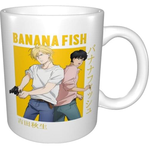 New Classic Banana Fish Anime Mug Coffee Cup Coffee Mug Coffee Cup Set Van Gogh Bubble Tea Cup