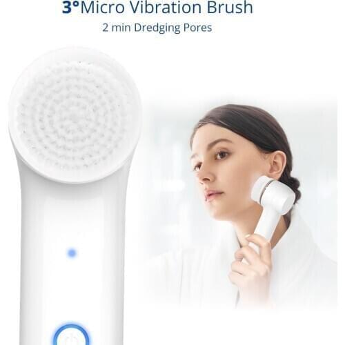 Portable Electric Cleansing Brush Acne Wrinkle Blackheads Removal Facial Massage Device