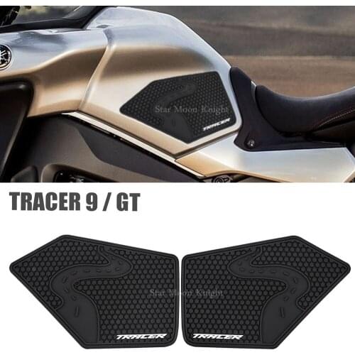Motorcycle Tankpad anti-slip tank Pad sticker protection stickers SIDE TANK PADS Traction Pad For YAMAHA TRACER 9 GT TRACER9 21