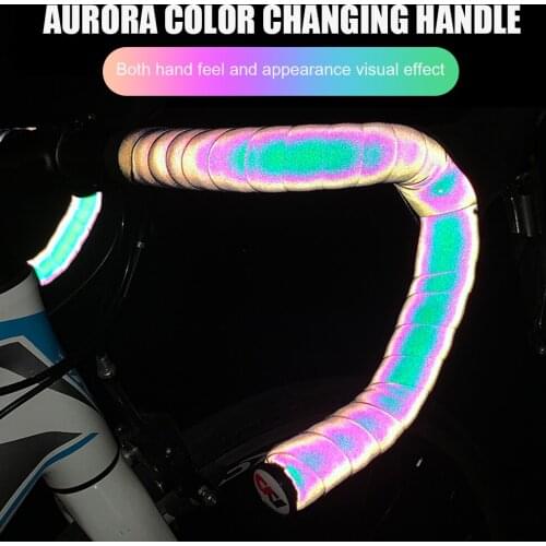 Handle Bar Security Belt Wrap Bike Handlebar Tape Color-Changing Bicycle Cycling for Outdoor Caring Personal Bicycle Supply