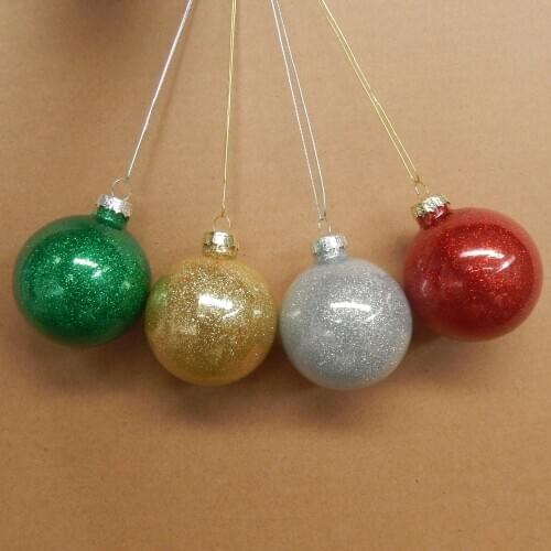 Christmas decorations, glass ornaments, creative pendants, pendants, window outlets, filled with powder