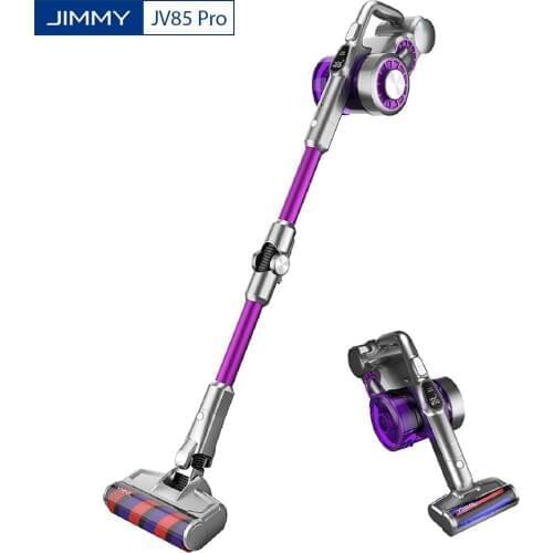 JIMMY JV85 Pro Handheld Cordless Flexible Vacuum Cleaner 200AW Suction Power 70 Minute Run Time Low Noise Anti-winding Hair Mite