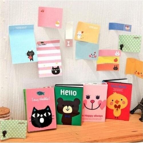 Animals Lovely Sticker Bookmark Point It Marker Memo Flags Sticky Notes color random