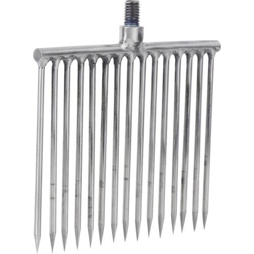 15 Prong Stainless Steel Harpoon Fish Spear Gig Fork for Outdoor Fishing Tackle