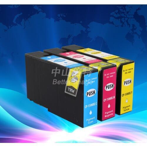 INK WAY 3 Pack,PGI-1500XL Color Set C M Y for Canon MB2050 MB2350