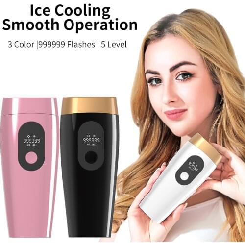 999999 Flashes IPL Hair Removal Device Ice Cooling Painless IPL Epilator Permanent depiladora láser Quartz Tube 2021 New
