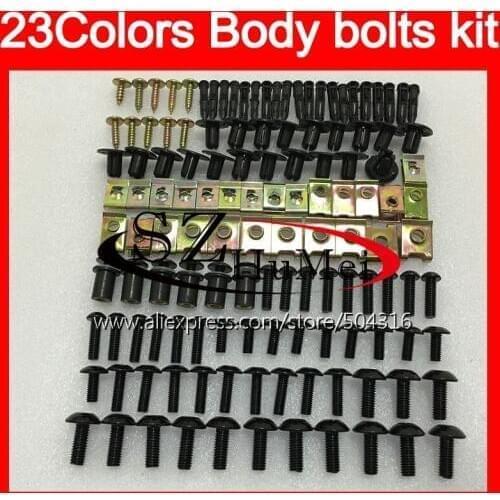 Fairing bolts full screw kit For SUZUKI GSXR600 GSXR750 06 07 GSXR 600 750 GSX R600 R750 2006 2007 Windscreen bolt screws Nuts