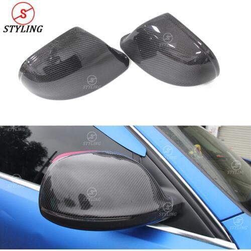 SQ5 mirror cover For Audi Q5 Q7 Carbon Fiber Rear Side View Mirror Cover without lane assist 2010-2015 2016 2017 2018 2019