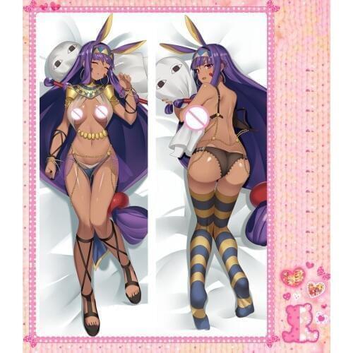 Anime Cartoon Fate/stay night Double Sided Bolster Hugging Peach Skin 2 Way Pillow Case Pillow Cover Pilllowcase Gift 78006