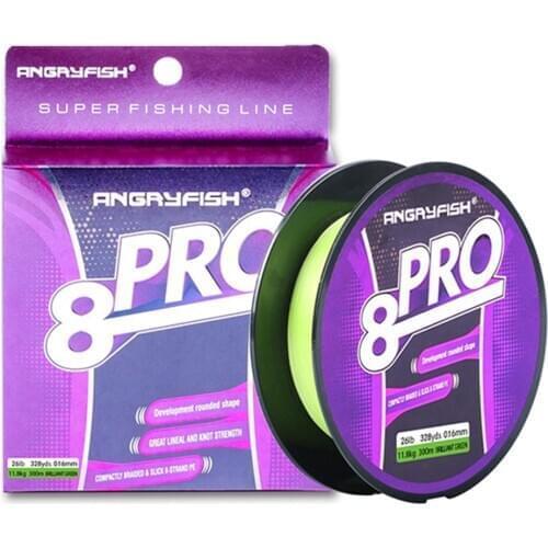 New Pro 8x 300M Braided Fishing Line high strength Incredible Superline Abrasion Resistant and Improved Braided Line