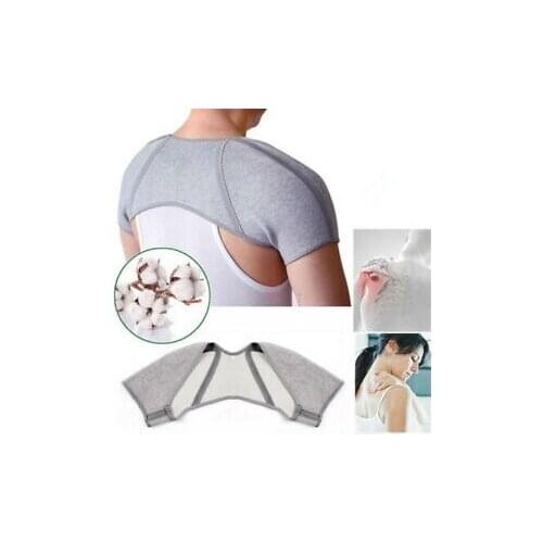 Mayitr Bamboo Charcoal Fiber Back Support Men And Women Double Shoulder Support Brace Across Shoulder 4 Sizes Sports Safety