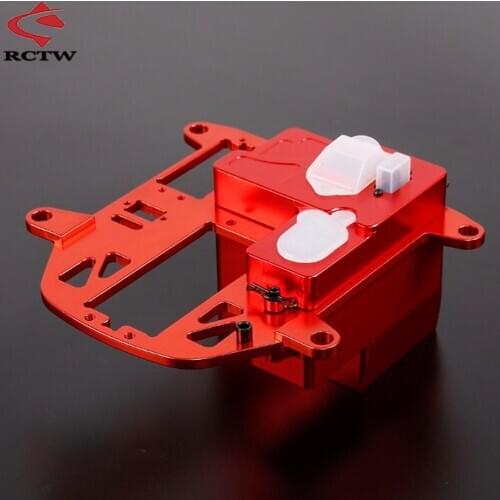 CNC Metal Battery Case for Symmetric Steering for 1/5 HPI Rofun Rovan King Motor Baja 5b 5sc 5T RC CAR GAS Toys PARTS
