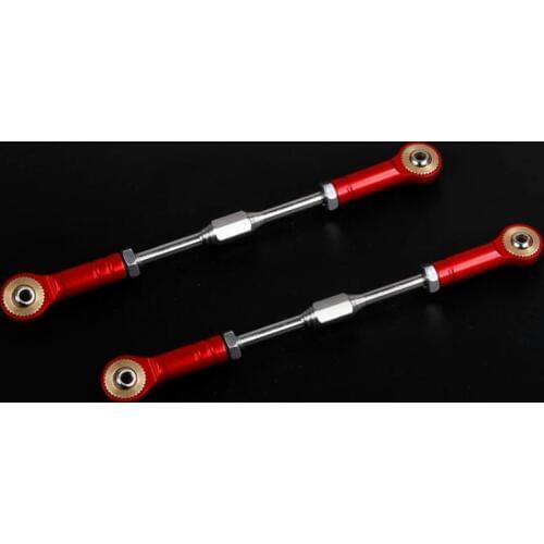 CNC Metal Steering Rod for 1/8 HPI Racing Savage XL FLUX Torland MONSTER BRUSHLESS Truck Rc Car Parts