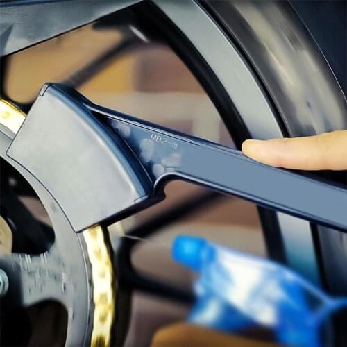 Motorcycle Chain Brush Quick Washer Maintenance Dirt Care Tire Cleaner Cleaning Tool Bicycle Gear Chain Universal Scrubber 2021