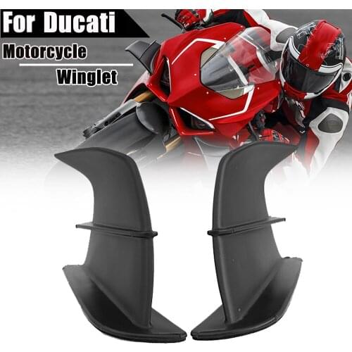 Motorcycle Aerodynamic Wing Kit Fairing Fixed Winglet For DUCATI Panigale Supersport 959 899 1299 1199 For BMW S1000RR For Honda