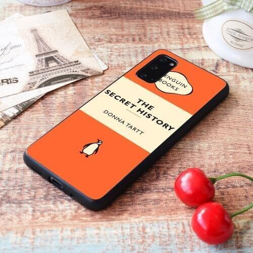 For Samsung Galaxy Penguin Book The Secret History Soft TPU border Samsung Galaxy Case