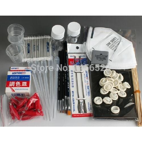 Scale model painting tools kits COMBO gundam military assembly model paint coating tool kits for scale miniature military model