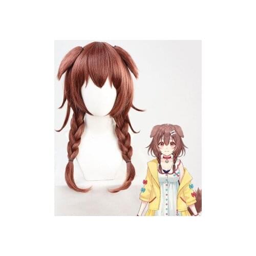 Anime Girls Inugami Korone Cosplay Wigs Uniforms Halloween Carnival YouTuber Suit Fancy Anime Outfits Boots Wig for Women