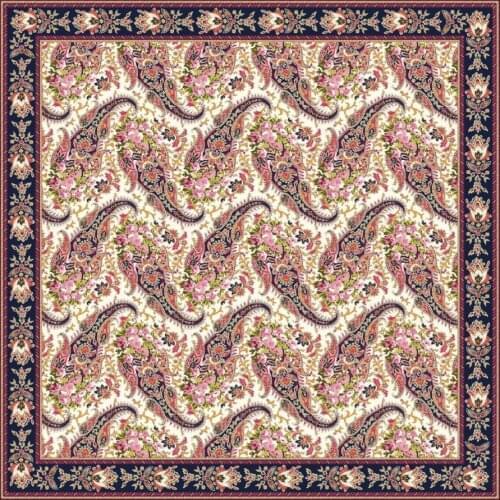 REYYAN SILK TEXTURED OYALIK WRITING-13264-RENK-04