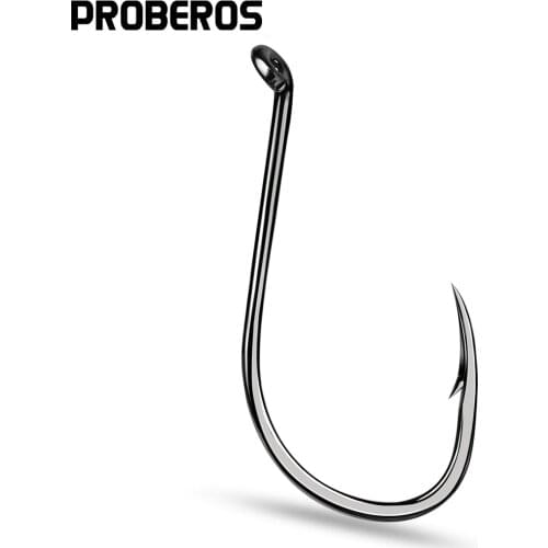 PROBEROS Brand Fishing Hook 8299 Octopus Series HC-72A High-carbon steel fishhook Saltwater Bass 8299 1/0-10/0# Hook