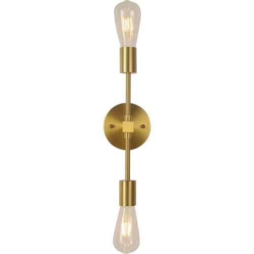 Modern Wall Light Iron Gold Minimalist Nordic Led American Sconce Aisle Stair Living Room Bedside TV Background Bar Decor Lamp