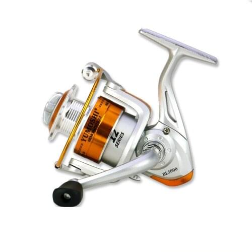 Spinning Wheel Metal Fishing Reel Left Right High Speed Series 1000-7000 Folding Rocker Fishing Line Wheel Carretilha De Pesca