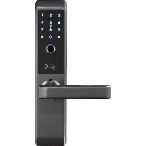 LACHCO 2020 Biometric Fingerprint Electronic Smart Door Lock, Code, Card,Touch Screen Digital Password Lock Key for home Ak18A3F