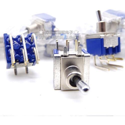 [VK] Japan original bent feet 8G2014 Shake head rocker switch 6 feet 2 files toggle switch