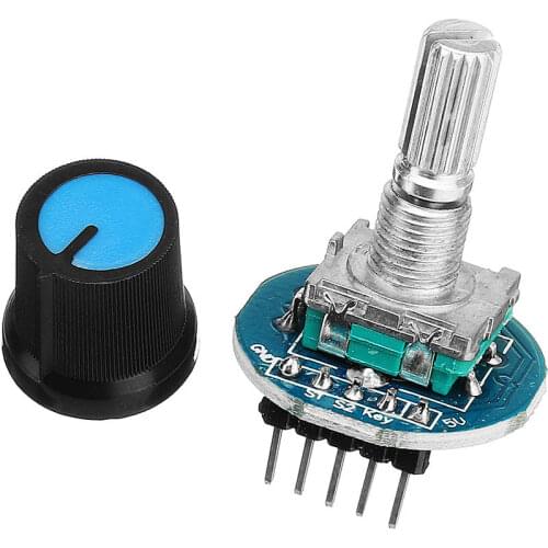 Rotating Potentiometer Knob Cap Digital Control Receiver Decoder Module Rotary Encoder Module For Arduino