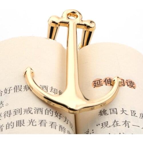 Bookmarks For Books Bookmark Rudder Metal Book Open Bookmark Gift Dual Use Automatic Fixed Bookmark Bookmarks Cute