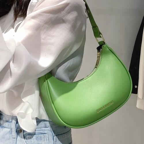 Handle Bag Women Retro Handbag PU Leather Shoulder Totes Underarm Vintage Top Handle Bag Female Small Subaxillary Bags Clutch