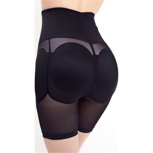 Fake Ass Women Tummy Control Butt Lift Panty Compression Shorts High Waist Trainer Body Shaper Hip Pads Enhancer Booty Lifter